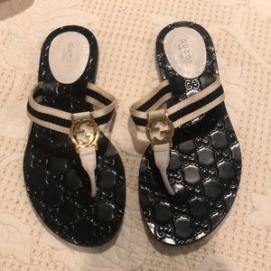 Gently worn Gucci sandals